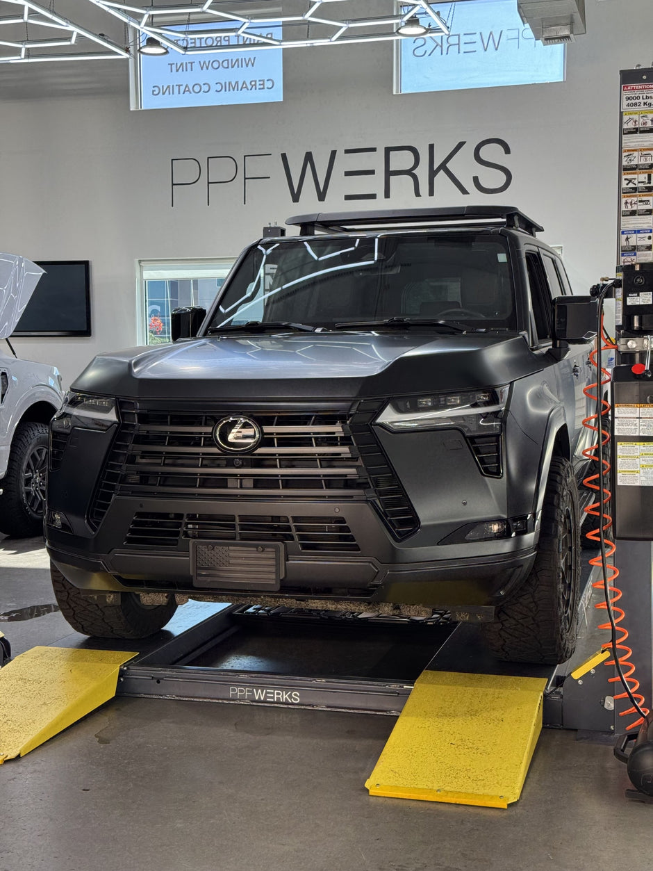 matte black lexus gx550