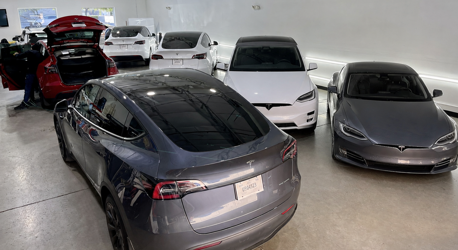 alt="Tesla PPF installation in Phoenix Arizona"